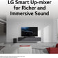 LG SC9S 3.1.3 Ch 400W Dolby Atmos Soundbar with Triple Up-Firing Speakers, IMAX Enhanced, WOW Orchestra & OLED C Series Bracket – Black