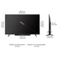 VU 75VIBE-DV – 3 Year Warranty 75 Inch 4K QLED Google TV (2025 Model) with Dolby Vision & Atmos, 88W Integrated Soundbar, HDMI 2.1, MEMC, AI Processor & Bezel-Less Design