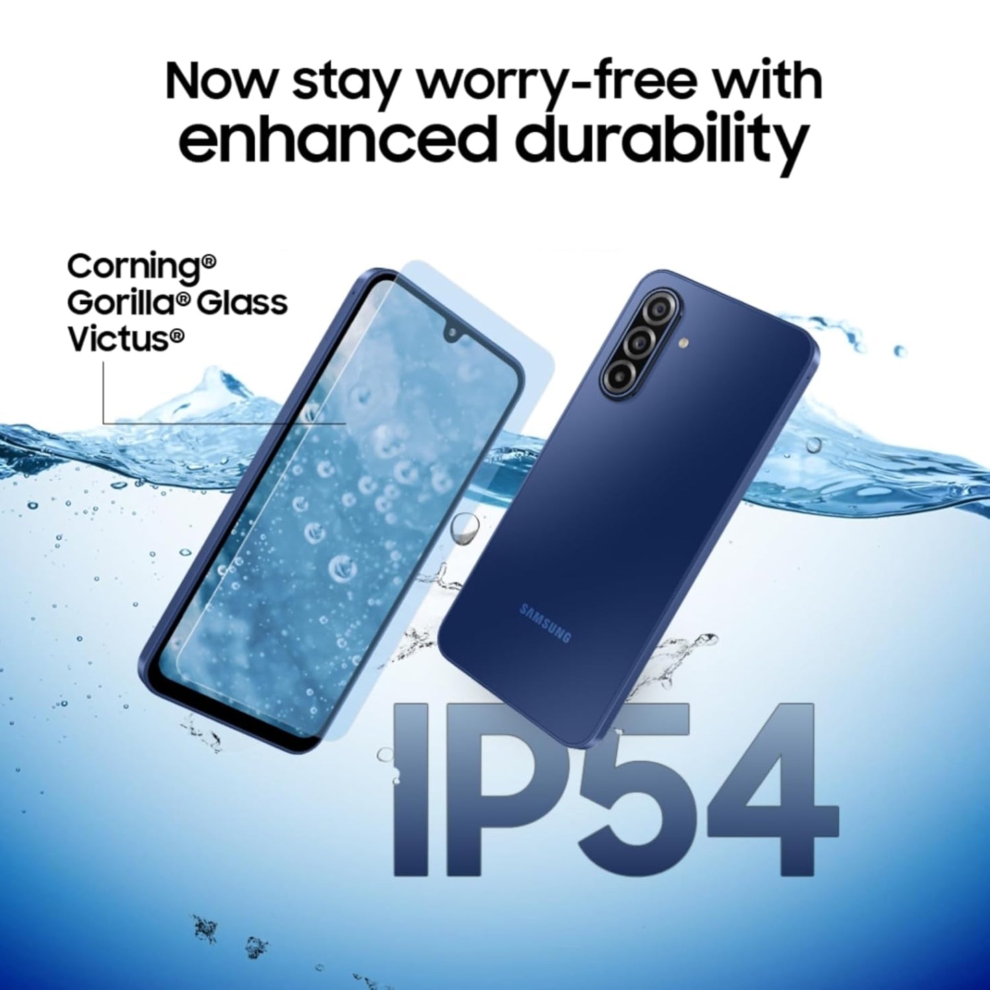 Samsung Galaxy A17 5G (Blue, 6GB RAM, 128GB Storage) | 50 MP No Shake Camera | Gemini Live | Circle to Search | Super AMOLED | Corning Gorilla Glass Victus | 7.5mm Sleek | AI | Without Adapter