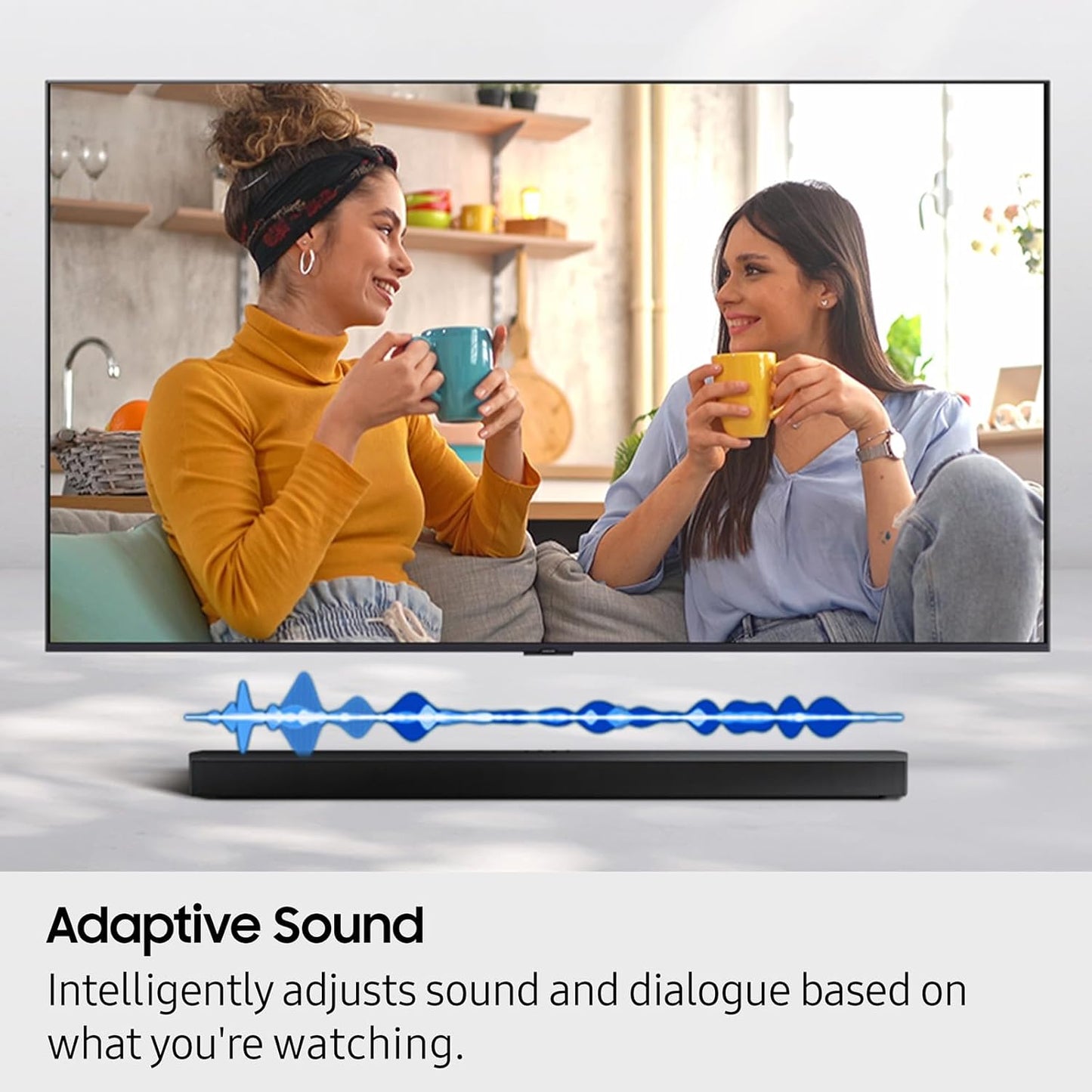 Samsung HW-B750F 5.1 Channel Soundbar (2025 Model) with Subwoofer | Dolby Audio, Q-Symphony, Game Mode, Bluetooth TV Connection – 400W | Buy Online at Best Price