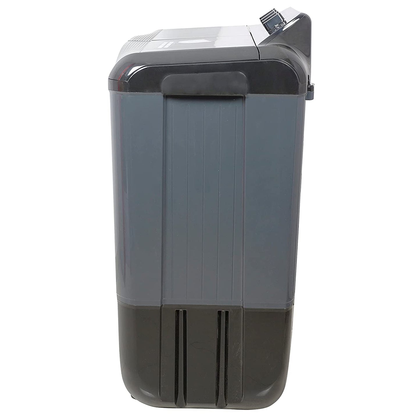 Lloyd GLWMS90HSGEX 9 kg Semi Automatic Top Load Washing Machine (Silver & Grey) | 5 Star Rated Elante XL | Toughened Glass Lids, Dual Magic Filters & Durable Motor | Suraj Electronics Delhi NCR