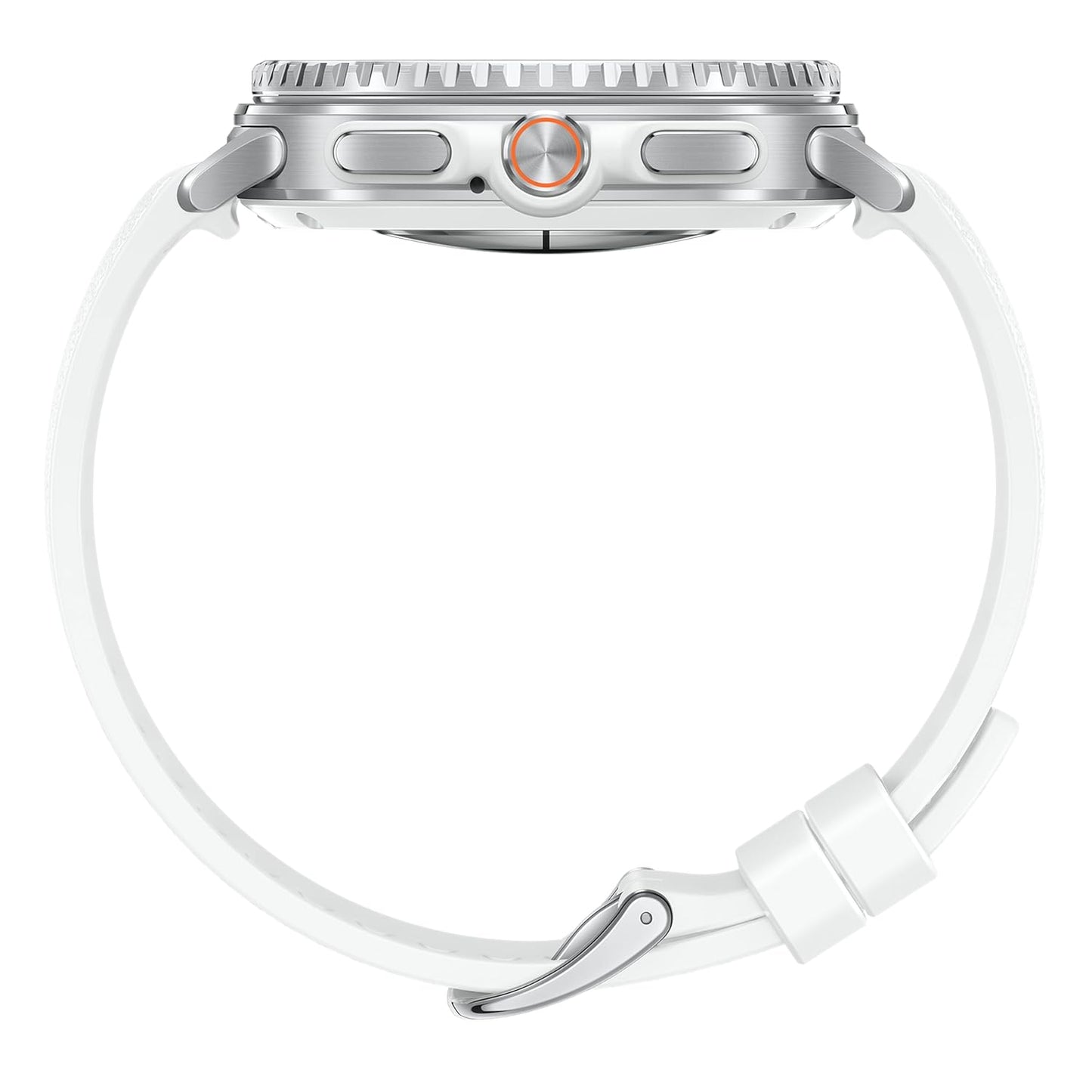 Samsung Galaxy Watch8 Classic (46mm LTE, White) with 3nm Processor | Dual GPS | Sapphire Glass & Stainless Steel | 5ATM & IP68 | BP, ECG, IHRN & Vascular Load Monitoring | Anti-oxidant Index