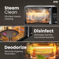 IFB 24L Solo Microwave Oven with 69 Auto Cook Menus (24PM2S, Silver, Mug Recipes, Steam Clean, Auto Reheat, Preset Timer, Power Save, Child Safety Lock, 10 Power Levels)