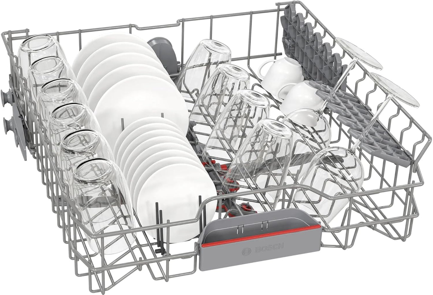 Bosch Series 6 15 Place Settings Dishwasher (SMS6HMI01I) | IOT Enabled | EcoSilence Drive | Intensive Kadhai Wash | Silver Inox | Suraj Electronics Delhi NCR
