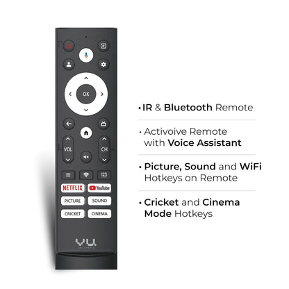 Vu 75GLOQLED25 75 Inch 4K QLED Smart Google TV | GloQLED Series | 3 Years Warranty – Suraj Electronics