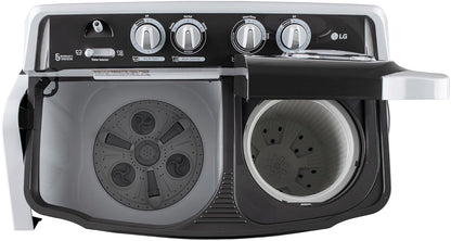 LG P7510RGAZ 7.5 kg 5 Star Semi-Automatic Washing Machine | Wind Jet Dry | Roller Jet Pulsator | Suraj Electronics Delhi NCR