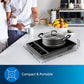 Philips HD4934/00 1300W Induction Cooktop | 7 Preset Menus | Triple MOV 4kW Protection | 3-Year Coil Warranty | Suraj Electronics Delhi NCR