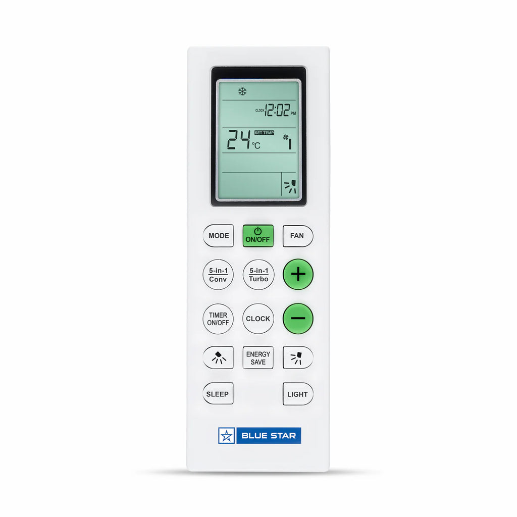 Blue Star IE318RNU 1.5 Ton 3 Star Inverter Split AC | 5-in-1 Convertible Cooling | DigiQ Hepta Sensors | Copper Condenser | R32 Gas