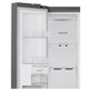 LG GL-B257HDS3 650 L Frost Free Smart Inverter Double Door Side By Side Refrigerator( Dazzle Steel, Convertible)