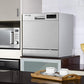 Voltas Beko DT8S 8 Place Settings Table Top Dishwasher (Silver) | Inbuilt Heater | 6 Wash Programs | Suraj Electronics Delhi NCR