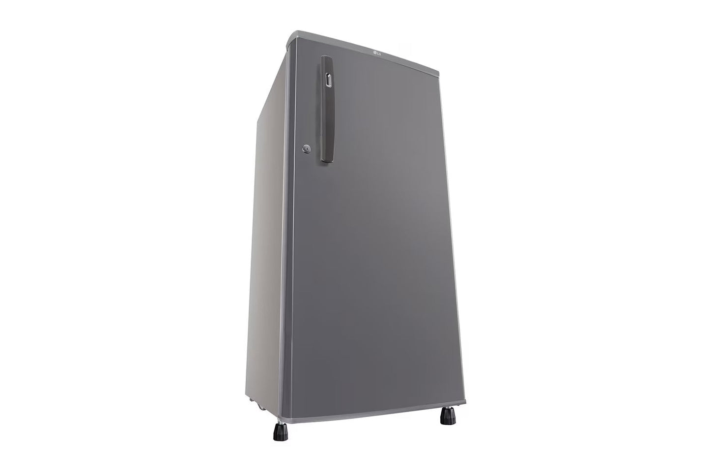 LG GL-B199ODGC 185 L Direct Cool Single Door Refrigerator | 2 Star Rating | Toughened Glass Shelves | Anti-Bacterial Gasket | Stabilizer Free | Dim Grey