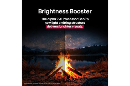 LG OLED48C56LA 48 Inch 4K OLED evo Smart TV 121 cm (2025 Model) with α9 AI Processor Gen8, Dolby Vision, Dolby Atmos, webOS 25, VRR 144Hz