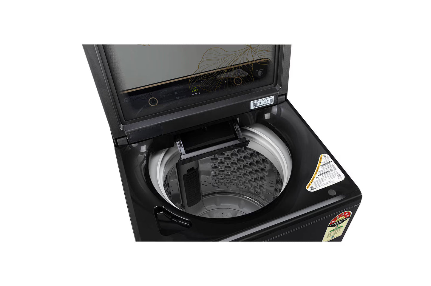 LG T90KMOB1Z 9Kg Top Load Washing Machine, Hard Water Wash, Onyx Black, 5 Star 2025