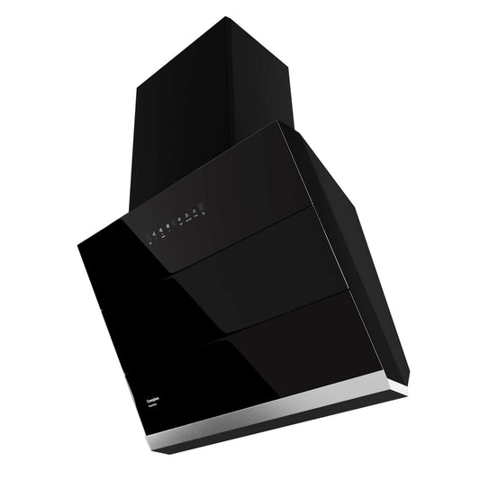 Crompton CHD-SSI60FLX-MBL SensoSmart 60cm Filterless Auto-Clean Chimney | 1352 m³/hr Suction | Gesture & Touch Control | Wall Mount | Black | Made in India