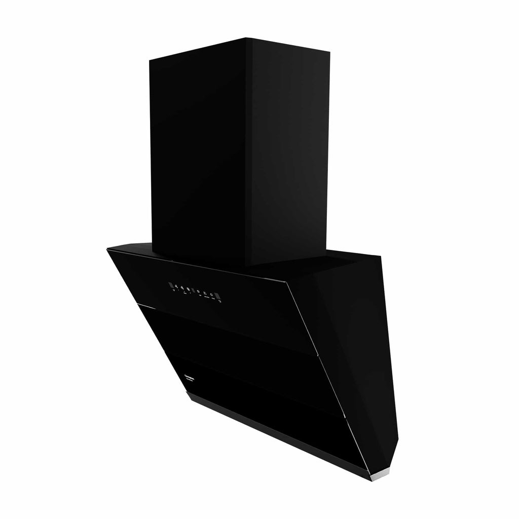Crompton CHD-SSI60FLX-MBL SensoSmart 60cm Filterless Auto-Clean Chimney | 1352 m³/hr Suction | Gesture & Touch Control | Wall Mount | Black | Made in India