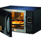 Morphy Richards 27CGF 27L Convection Microwave Oven (Floral Design, 200 Autocook Menus, Stainless Steel Cavity, Black)