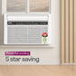 Godrej WIC 18XTC5 WYA 1.5 Ton 5 Star Inverter Window AC | 5-in-1 Convertible Cooling | Copper Condenser | Pure Air Filter | 2025 Model | White | Made in India