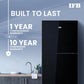 IFB IFBFF-3362IKGT 285 L 2-Star Frost-Free Refrigerator | Eco-Cool Series | Black Glass Finish | Inverter Compressor | Suraj Electronics Delhi NCR