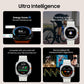 Samsung Galaxy Watch Ultra (47mm, LTE, White) with Upto 100h battery | 3nm Processor | Dual GPS | Quick Button/Siren | Sapphire Glass & Titanium | 10ATM & IP68 | BP & ECG Monitor | Energy Score & AGEs