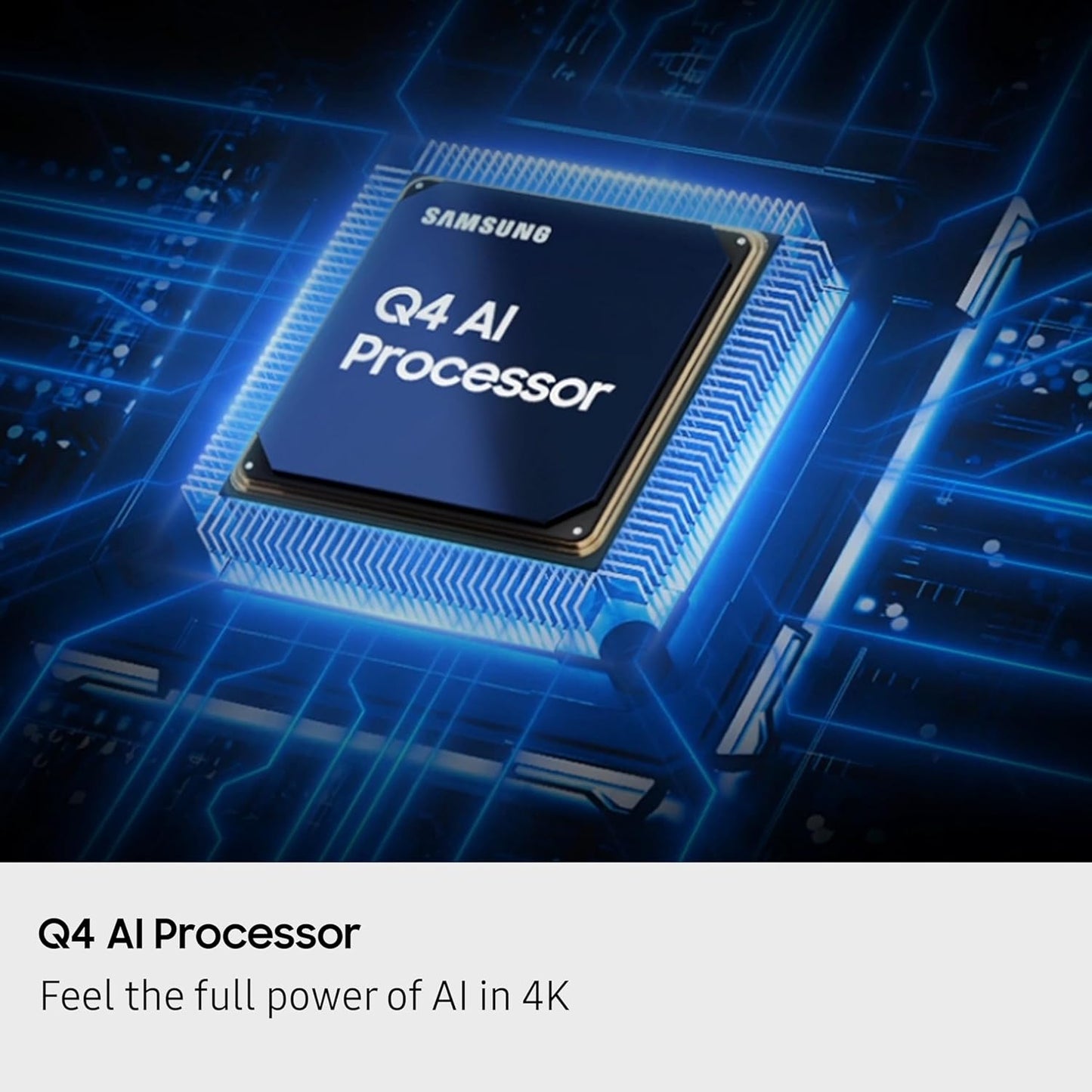 Samsung 65 Inch QLED 4K Smart TV QA65Q8FAAULXL | Q4 AI Processor | Quantum HDR+ | AirSlim Design | SolarCell Remote