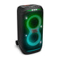 JBL PartyBox 320 Portable Bluetooth Speaker 240W with AI Sound Boost, Light Show, Mic/Guitar Input, Telescopic Handle – Black