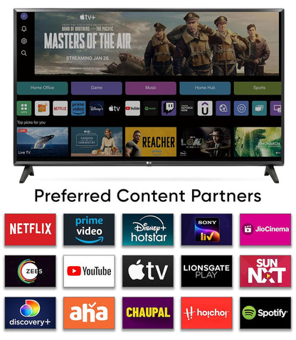 LG 32LQ643BPTA  80 cm (32 inches) HD Ready Smart LED TV (Black)