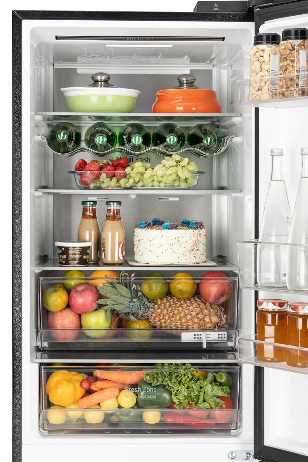 LG GL-B382FPTX 340 L 3 Star Bottom Freezer Refrigerator (Pink Tango) – Wi-Fi Convertible, DoorCooling+, Smart Inverter Compressor, AI ThinQ