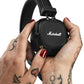 Marshall Major IV Wireless Bluetooth On-Ear Headphones with Mic | 80+ Hours Playtime | Wireless Charging | Signature Sound | Black