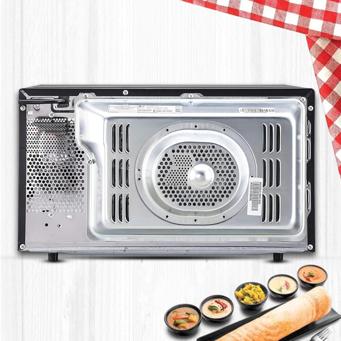LG MJEN326UHWF 32 L Charcoal Convection Microwave Oven | Air Fryer Mode | Diet Fry | Smart Wi-Fi | Suraj Electronics Delhi NCR