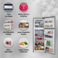 LG GL-T492NPZR 466L Frost-Free Double Door Refrigerator – Smart Inverter, Convertible Freezer, Express Freeze, Door Cooling+ (Steel, Made in India)