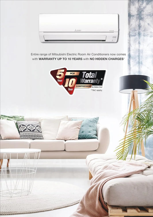 Mitsubishi Electric MS/MU-JP18VF 1.5 Ton 1 Star Slim Non Inverter Split Air Conditioner