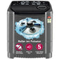 LG P8535SKMZ 8.5 Kg 5 Star Wind Jet Dry Rat Away Technology Semi-Automatic Top Loading Washing Machine ( Roller Jet Pulsator, Collar Scrubber, Middle Black)