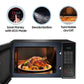 Samsung MC28A5013AK/TL 28L Convection Microwave Oven (Black) – Curd Making, Grill, Auto Cook, Ceramic Enamel Cavity