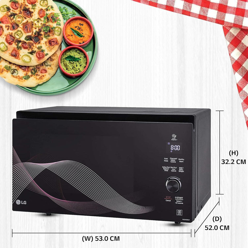 LG MJEN326UHW 32 L Charcoal Convection  Microwave Oven ( Black)