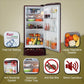 LG GL-D201ASCU 185 L 5 Star Inverter Direct-Cool Single Door Refrigerator ( Scarlet Charm, Base stand with drawer)