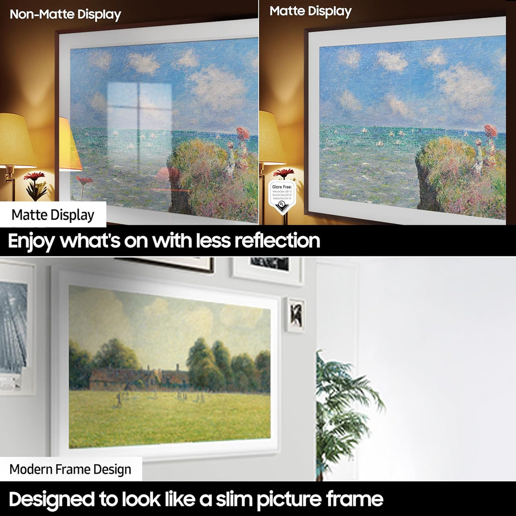 Samsung The Frame Series QA75LS03FAUXXL 75 Inch QLED 4K TV | Matte Display | Art Mode | Dolby Atmos | Alexa Built-in