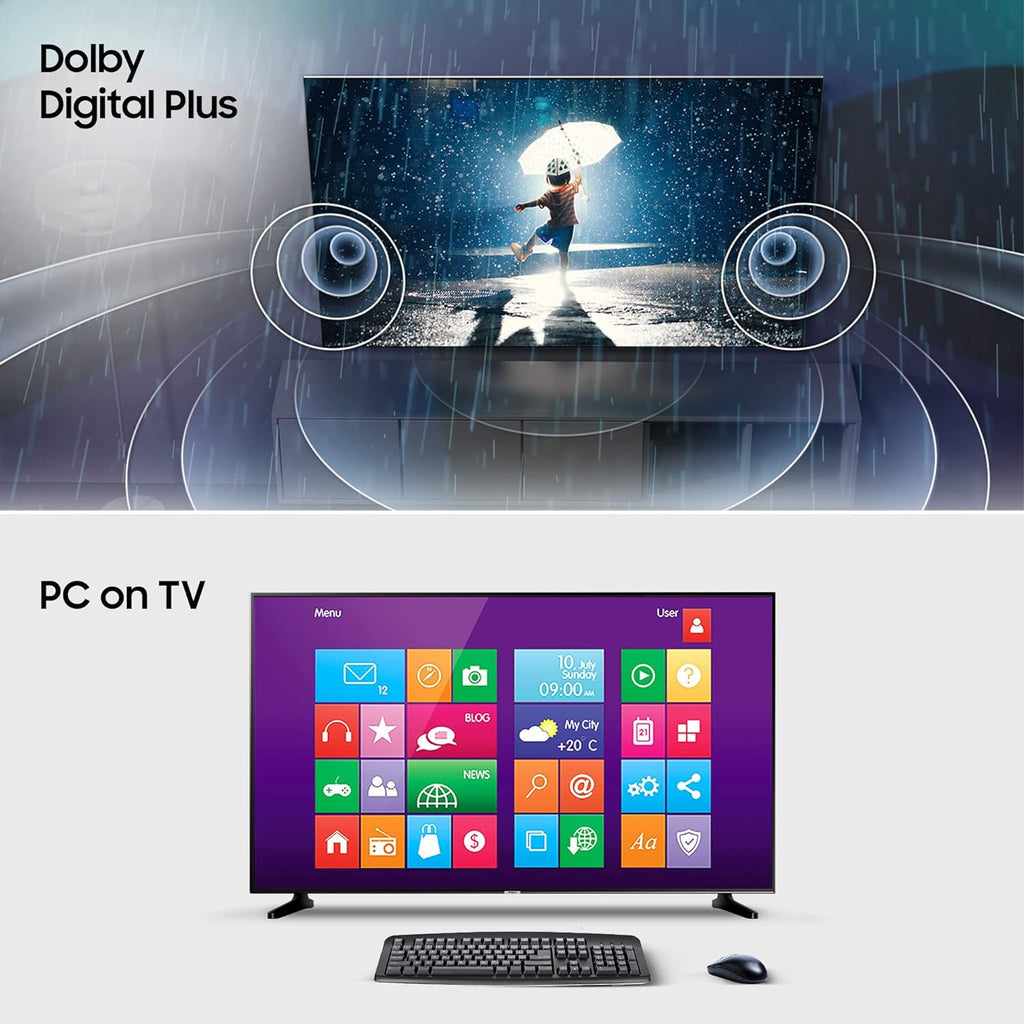 Samsung UA32T4340BKXXL 32 Inch HD Ready Smart LED TV | Tizen OS | Dolby Digital Plus | Screen Mirroring