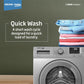 Voltas WFL8012B7JVBKA/GXV 8 Kg 5 Star Inverter Quick wash Fully-Automatic Front Loading Washing Machine (Grey, In buit Heater/Hygiene steam)