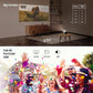 Samsung SP-LFF3CLAXXXL The Freestyle 2nd Gen Portable Compact Smart LED Projector with in-Built OTT Apps ( HDR 10+, Wi-Fi, Premium 360° Sound, All Round Design, Instant Setup, White)