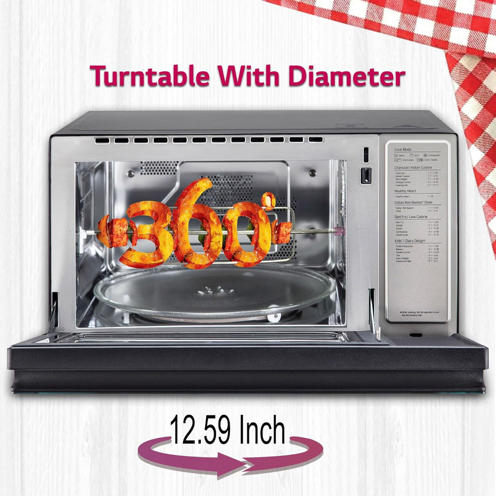 LG MJEN326UHW 32 L Charcoal Convection  Microwave Oven ( Black)