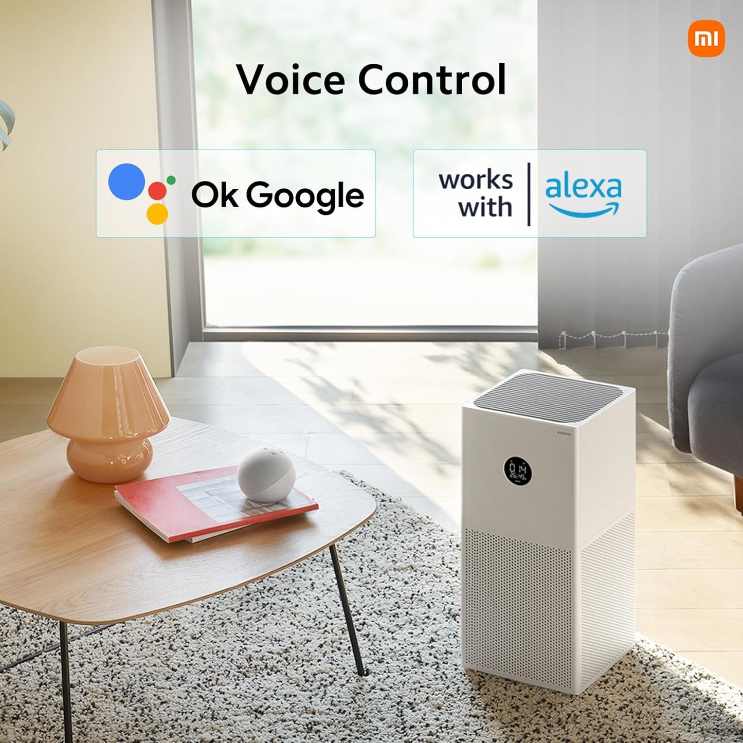 Xiaomi Smart Air Purifier 4 Lite | True HEPA Filter | 360° Air Intake | Covers 462 Sq. Ft. | App, Alexa &amp; Google Control | Suraj Electronics
