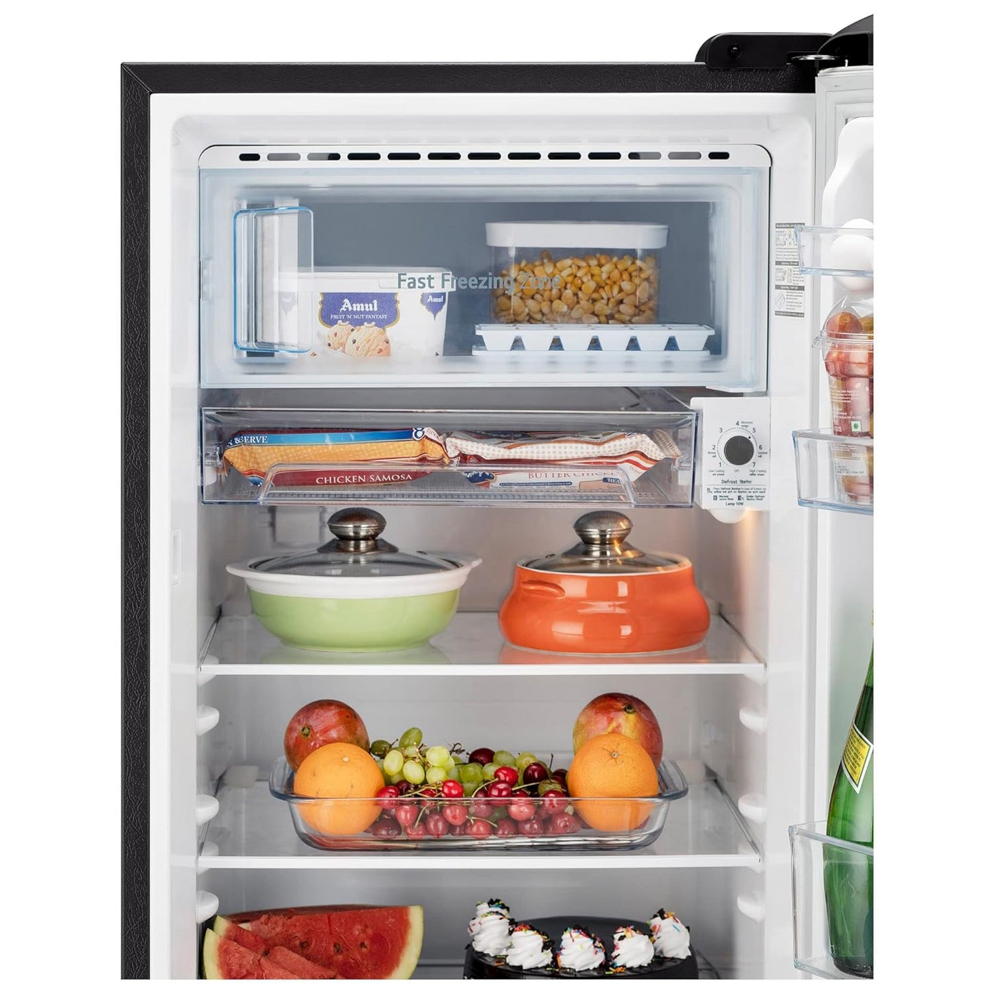 LG GL-D211HESZ 201 L 5 Star Direct-Cool Inverter Single Door Refrigerator ( Ebony Sheen, Base Stand with Drawer & Smart Connect, Gross Volume- 204 Ltr.)