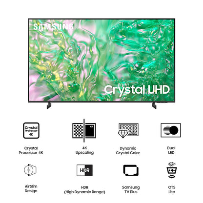 Samsung 75 Inch 4K Smart LED TV (UA75U8500FUXXL, 2025) – Crystal UHD, HDR, Voice Control