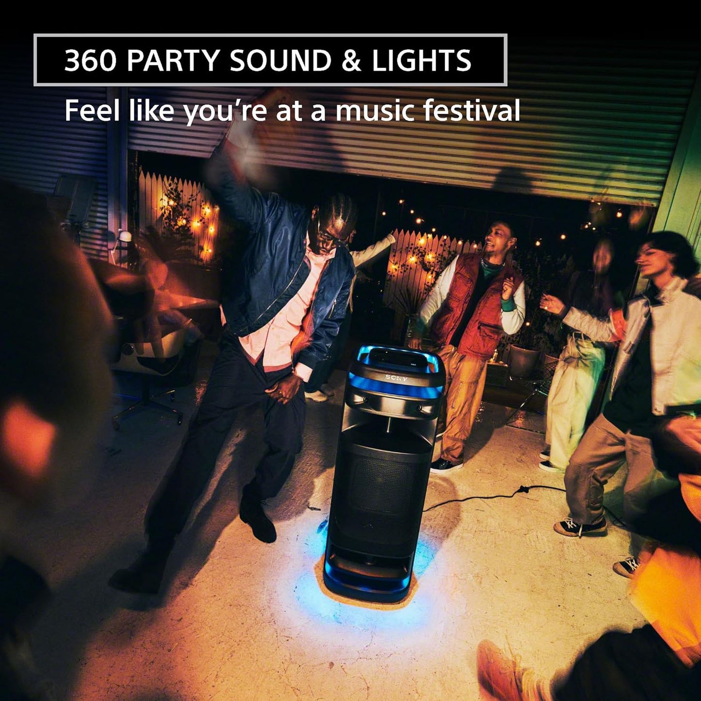 Sony ULT Tower 10 Party Speaker (SRSULT1000/C2) | 1000W | Dual ULT Bass | 360° Lights &amp; Sound | Wireless Mic | TV Booster | Suraj Electronics Delhi NCR