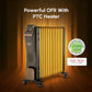 Havells 13 Fin Hestio Straight Fin OFR GHR0FDKK290 | 2900 Watt, Thermostatic heat control with 3 power settings & PTC fan control | Superior grade oil for long-lasting heat | (Black)