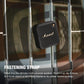 Marshall Willen II Portable Bluetooth Speaker (Black & Brass) – 17+ Hours Playtime, IP67 Dust & Waterproof, Built-in Mic, Strap Mount, Compact Design