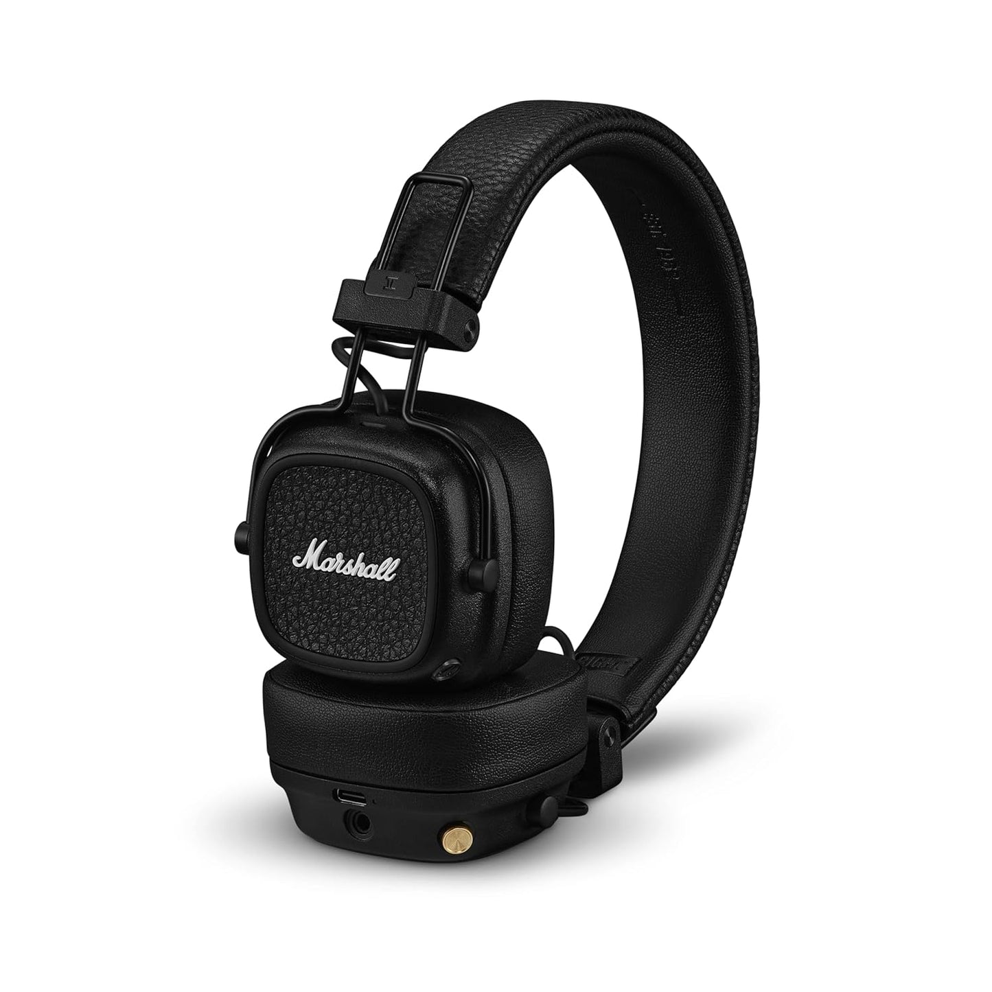 Marshall Major V Wireless On-Ear Headphones (Black) | 100 + Hours Playtime | Wireless Charging | Bluetooth LE Audio | Suraj Electronics Delhi NCR
