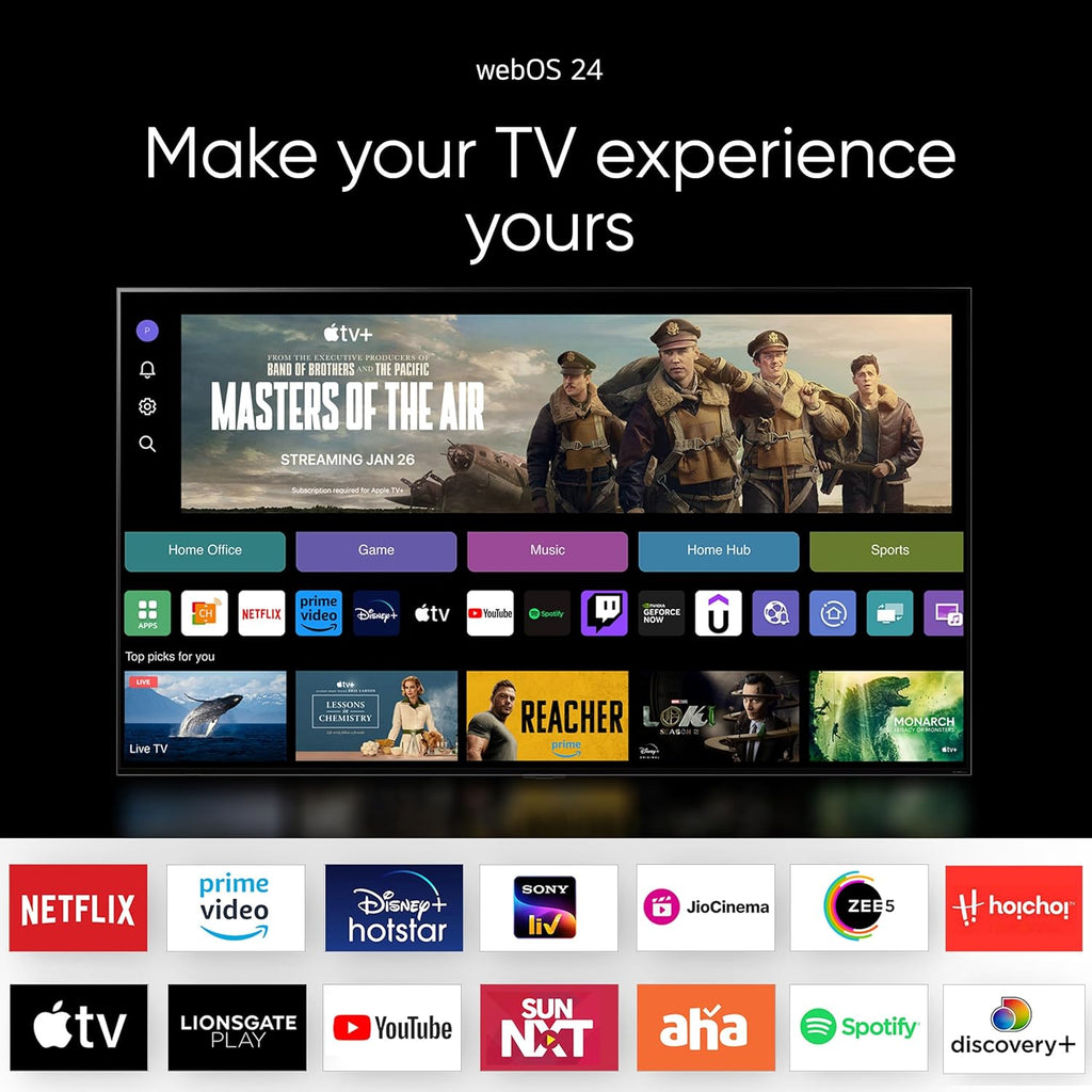 LG 65QNED90T6A 65 Inch 4K Ultra HD Smart MiniLED QNED TV | α8 AI Processor | Dolby Vision & Atmos | 120Hz Refresh Rate | Magic Remote