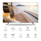 VU 85QV 3-Year Warranty 85 Inch GloLED 4K Ultra HD Smart QLED TV | Masterpiece Series | 120Hz Refresh Rate | Dolby Vision IQ | 136W DJ Sound  | Jetplane Grey