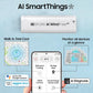Samsung AR60F19D1ZW 1.5 Ton 5 Star Windfree AI Inverter Smart Split AC (WiFi, Copper, Digital Inverter, 4 Way swing)